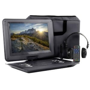 Trexonic 13" Portable TV/DVD Player w/Headset, Carrying Bag, & Antenna